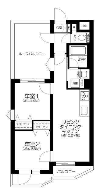 ＦＬＲＥＥＤ烏山の間取り