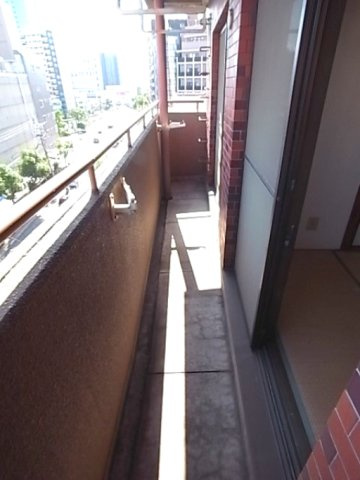 ライオンズマンション神戸元町のバルコニー