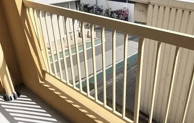 みはるハイツのバルコニー