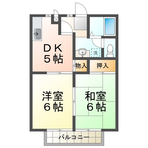 ピュアコートシミズの間取り