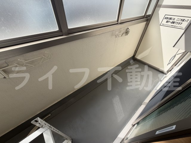 ローレルサウス若江西新町のバルコニー