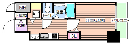 【間取り】 | プレサンス阿波座ステーションフロント