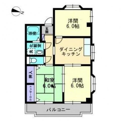 あざみのスクエアの間取り|間取図