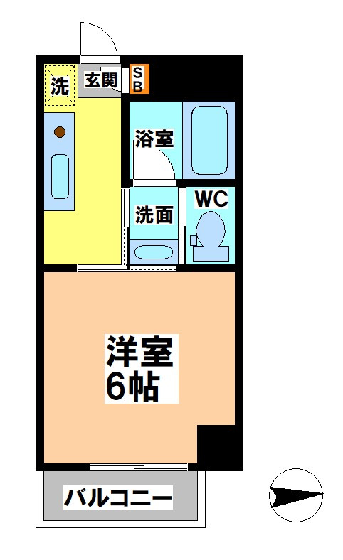 三鷹市牟礼１丁目の賃貸マンションの間取り