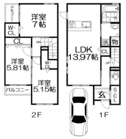 コンフォート昭栄の間取り