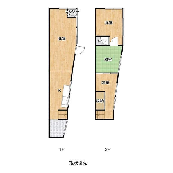 末広町2丁目戸建の間取り