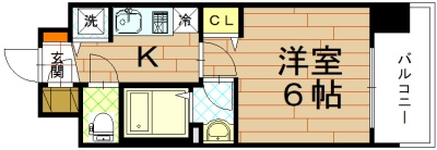 アクアプレイス京都西院の間取り
