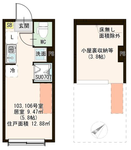 【間取り】 | KJ Terrace