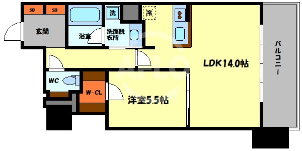 RJR堺筋本町タワーの間取り|RJR堺筋本町タワー　間取り