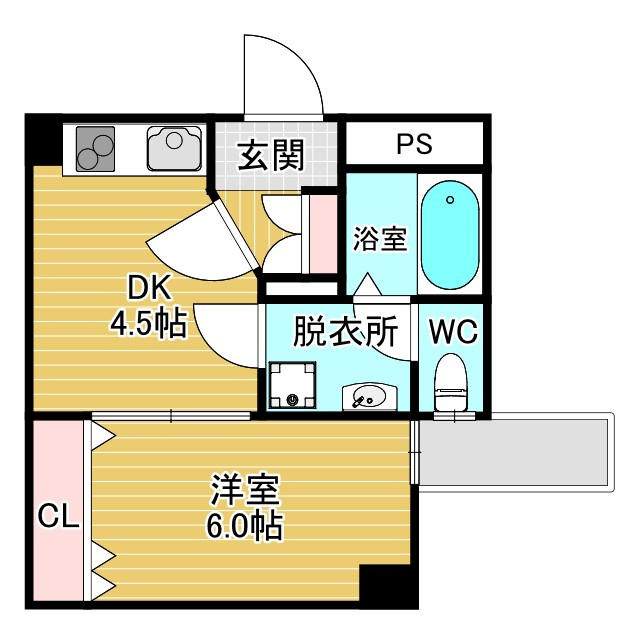 新大阪和光の間取り