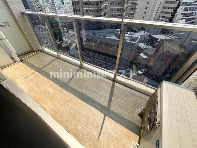 大阪市東成区大今里西１丁目の賃貸マンションのバルコニー
