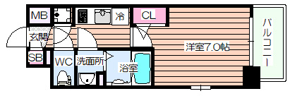 【間取り】 | アスヴェル大阪サウスキャナル