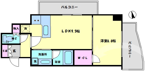 ダイナシティ北浜の間取り|ダイナシティ北浜　間取り