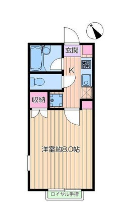 リリーテラスＡの間取り