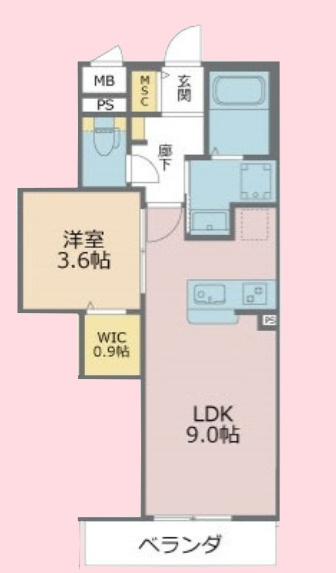 Grande Classe新都心の間取り