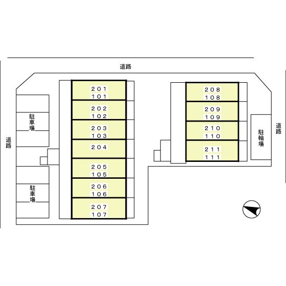 学遊館の区画図
