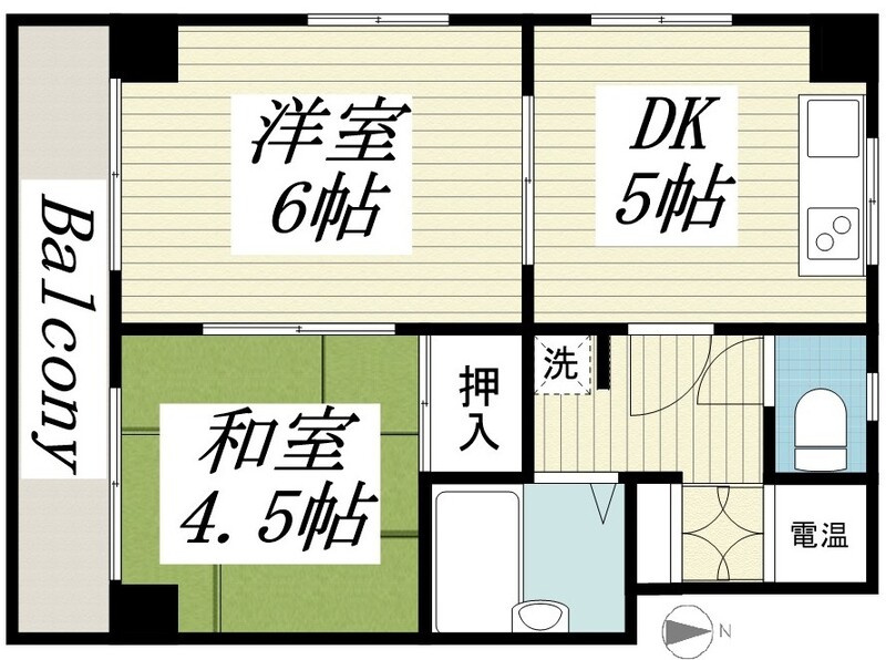 ライオンズマンション神戸元町の間取り