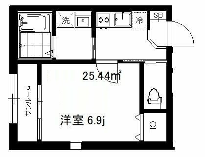 シンビオーシス本所の間取り|間取りです。