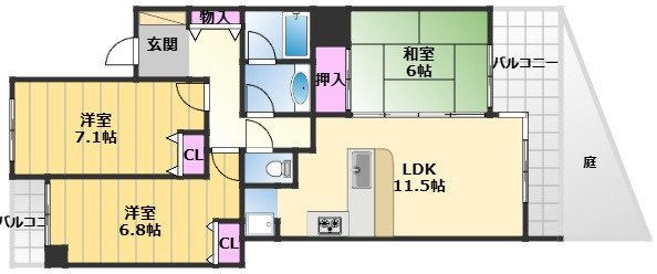 【間取り】 | 光明池アーバンライフ