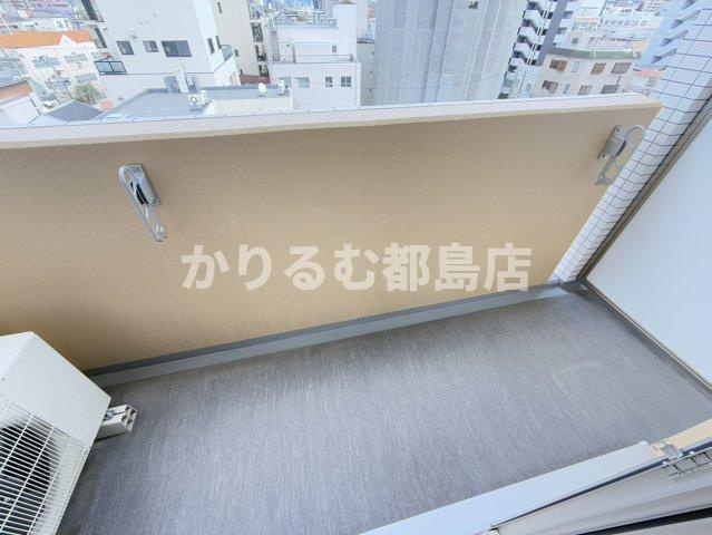 アバンティ桜宮のバルコニー