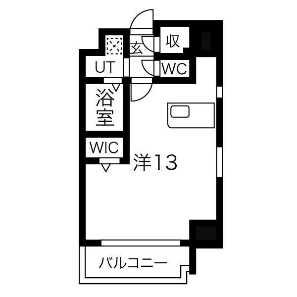 アバンティ桜宮の間取り