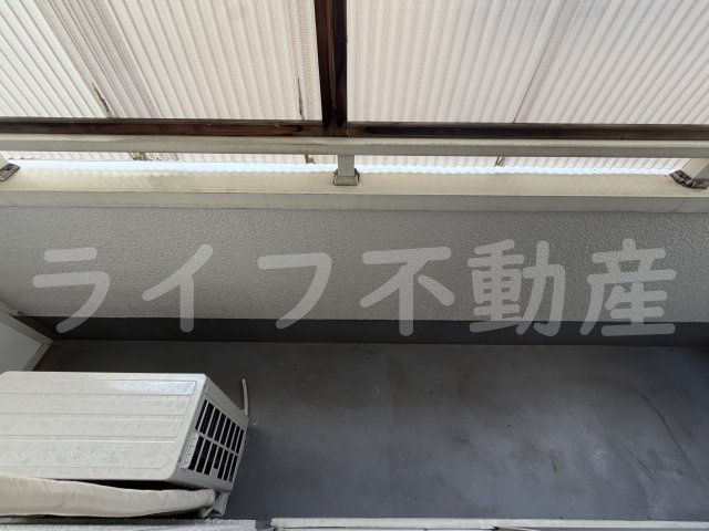 プチハイム栄町のバルコニー