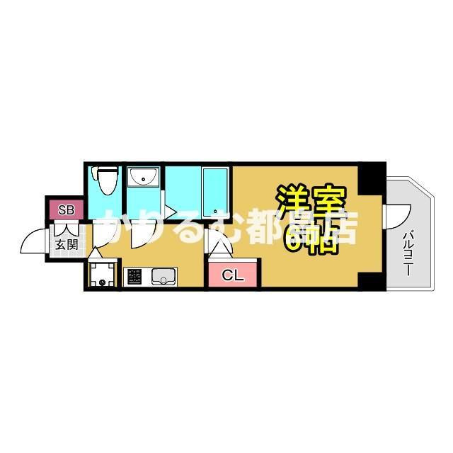 S-RESIDENCE都島Luxの間取り