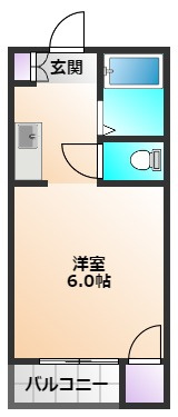 クレセントハイツ名品Ⅰの間取り
