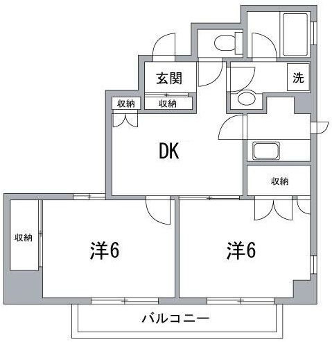 ヤマトビル両国の間取り|間取りです。