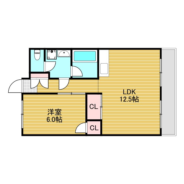 シャトー江口の間取り