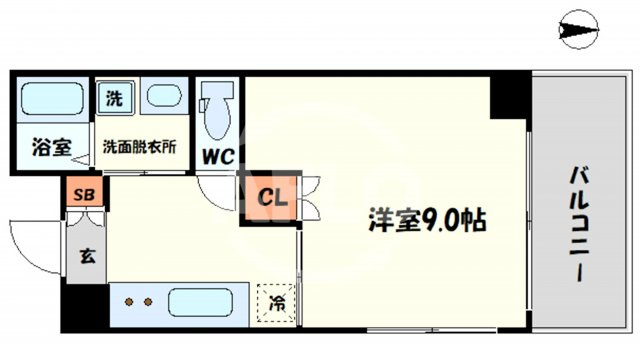 R SQUARE日本橋Ⅰの間取り|R SQUARE日本橋Ⅰ（アールスクエアニホンバシワン）　間取り