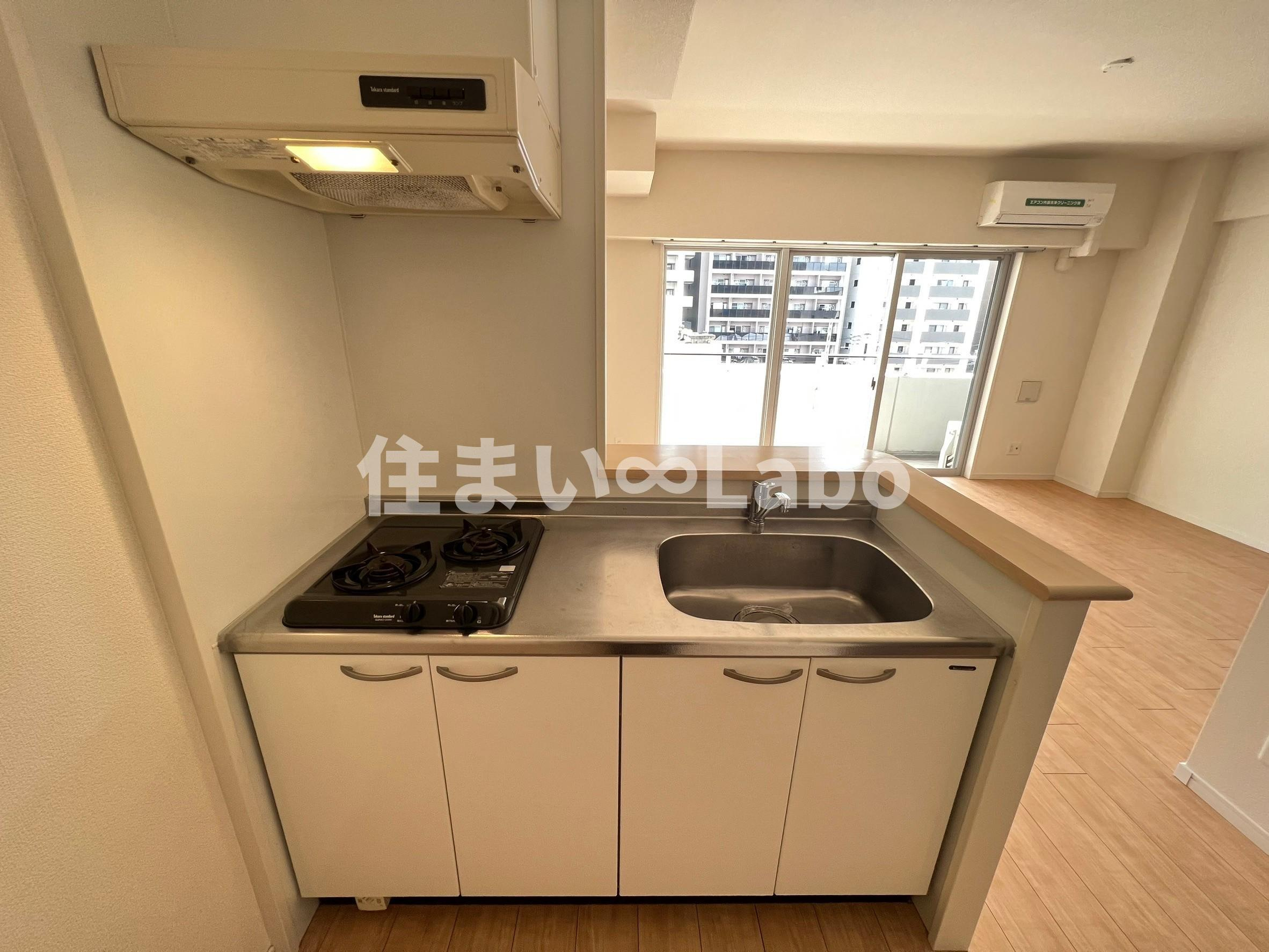 福岡市博多区築港本町の賃貸マンションのキッチン