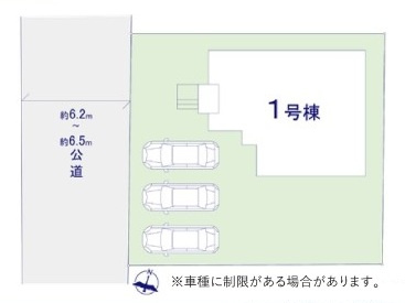 水戸市本町　4期　新築戸建ての区画図|区画図です♪
