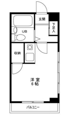 コーポ渡辺の間取り|間取りです。