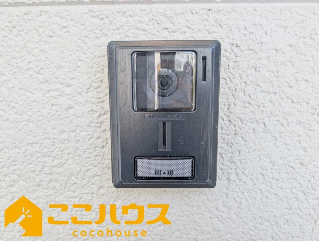 宜野湾市上原1丁目227番　ハートフルタウン　新築戸建て　全4棟　B号棟のセキュリティ|録画機能付きTVインターホン
