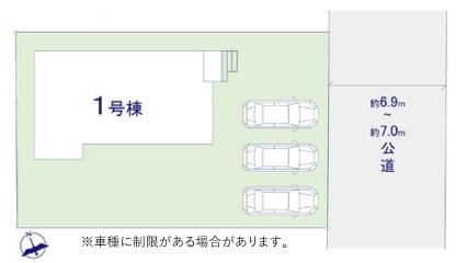 ひたちなか市東大島　2期　新築戸建ての区画図|区画図です♪