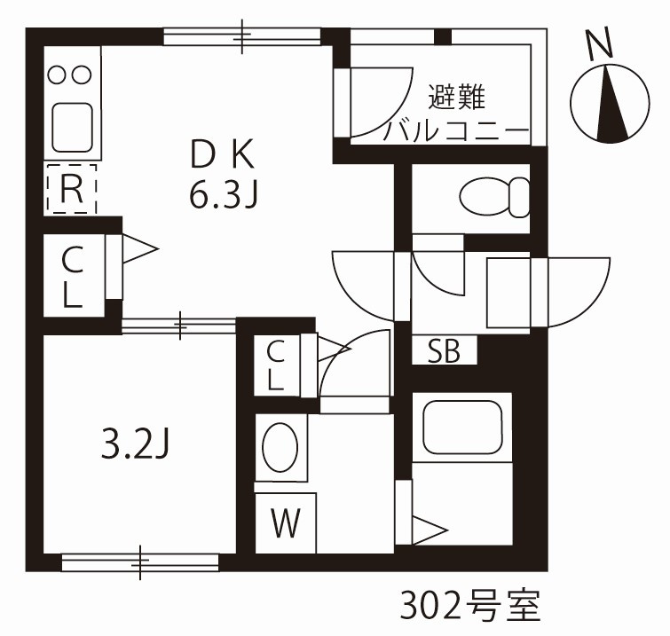 シアヴィータ名古屋の間取り