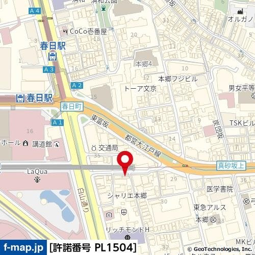 ベスト本郷の地図