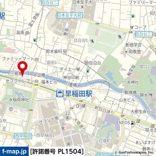 Le-lion西早稲田の地図