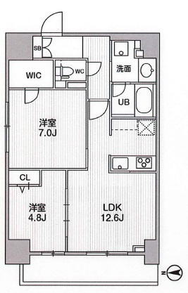 THEパームス熊野前の間取り