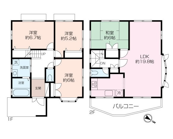 平楽中古戸建の画像