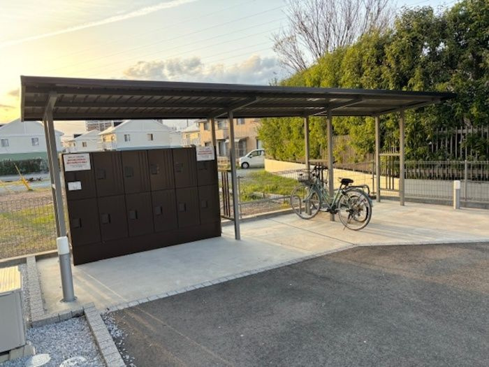 クレインのその他共用部分|駐輪場に自転車も停められます♪