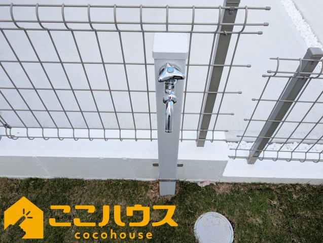 宜野湾市上原1丁目227番　ハートフルタウン　新築戸建て　全4棟　C号棟のその他|立水栓
