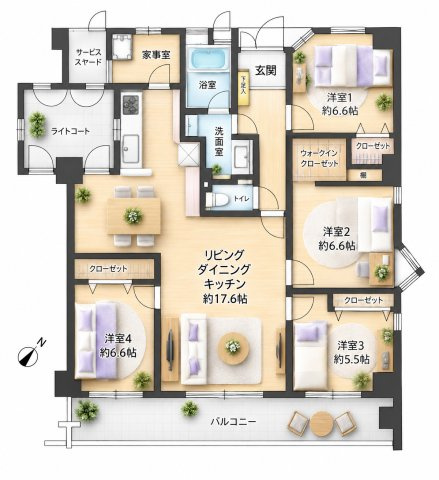 【間取り】 | ソレイユ赤坂南☆仲介手数料無料☆