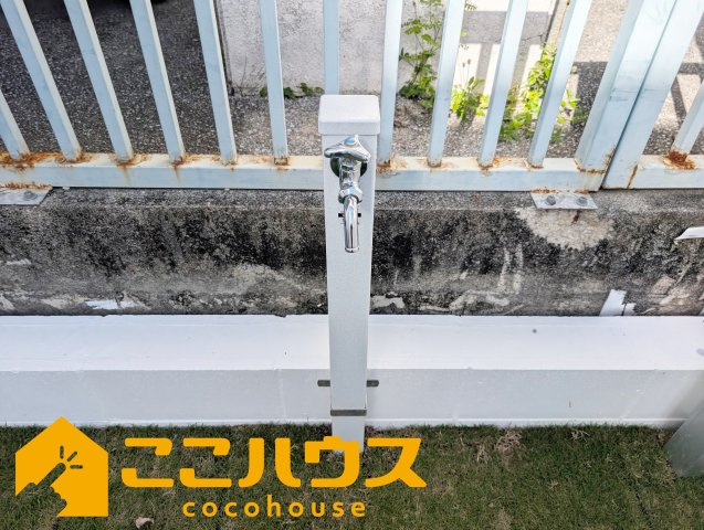 宜野湾市上原1丁目227番　ハートフルタウン　新築戸建て　全4棟　D号棟のその他|立水栓
