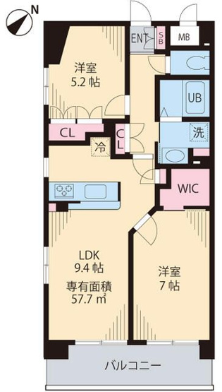 【間取り】 | シモンズ中野