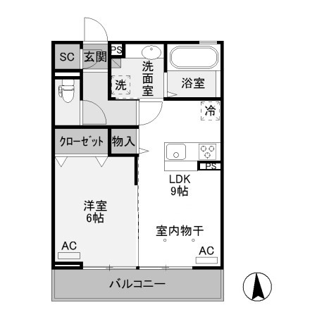 【間取り】 | グランパレス住居