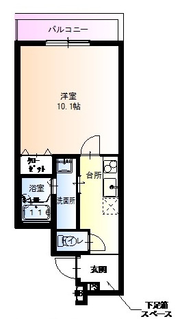 フジパレス針中野の間取り