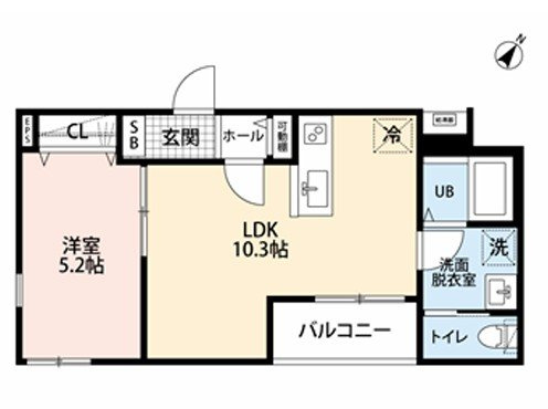 リーブルファイン新座大和田１号棟の間取り