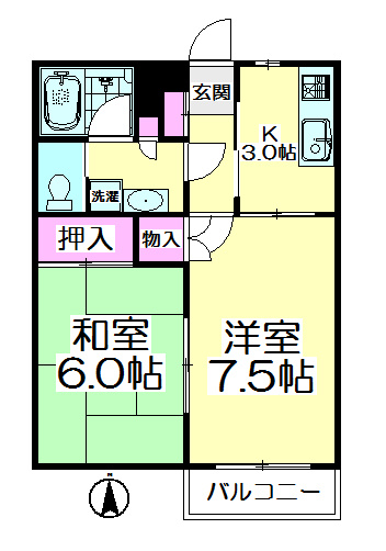 ジュネス・メゾンの間取り